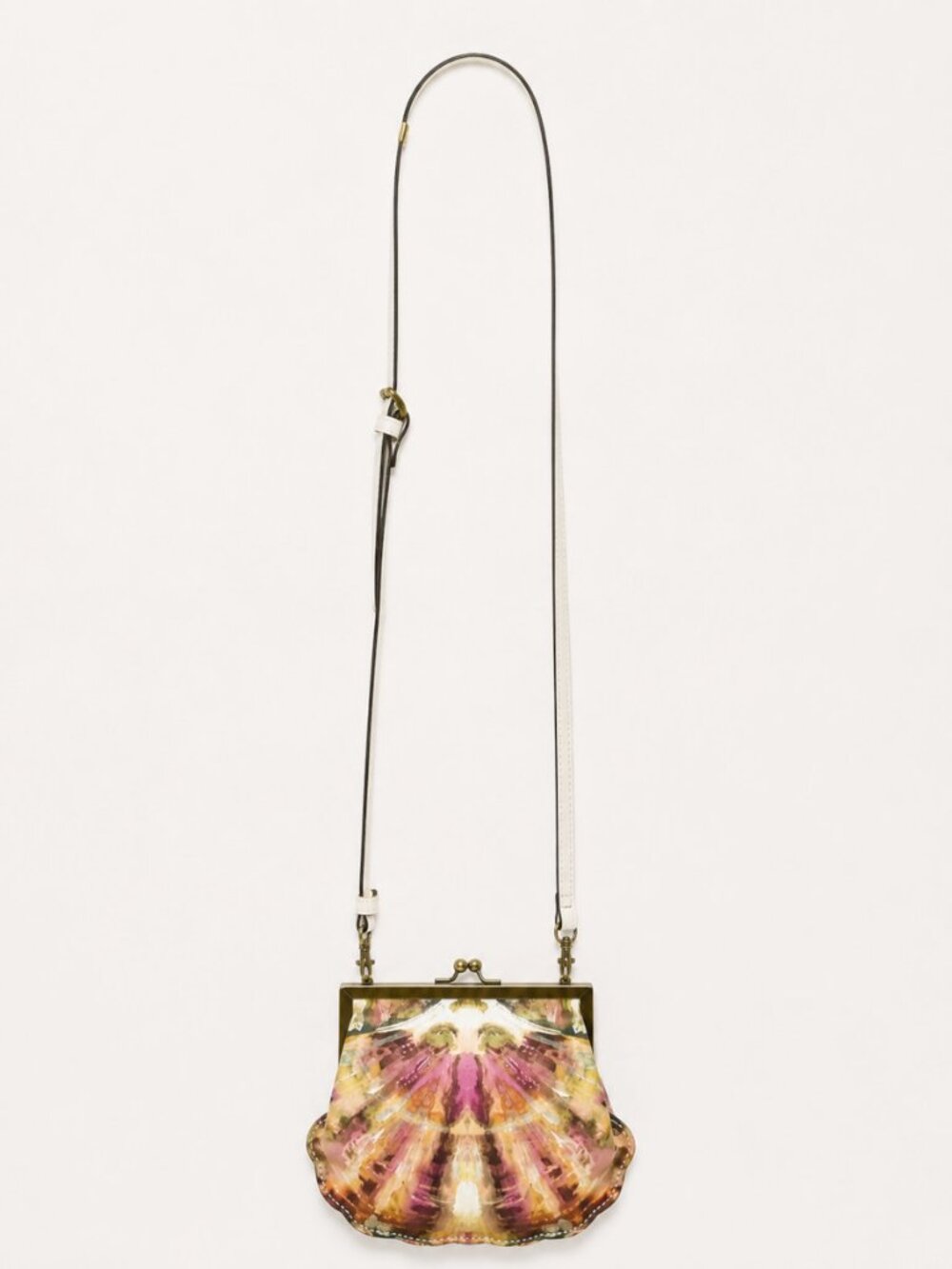 Patricia Nash Leather Marasusa Kisslock Frame Crossbody NWT + Dustbag